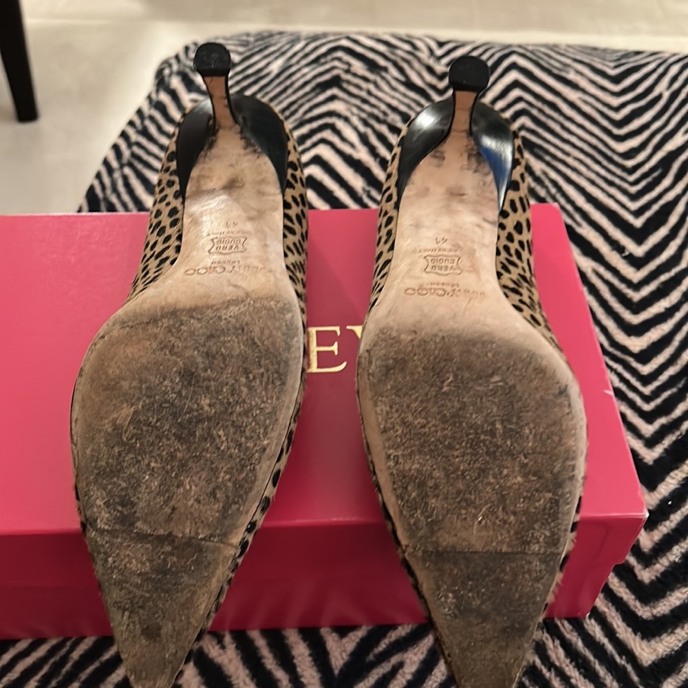 Jimmy Choo Leopard Print Heel Size 41 - image 3